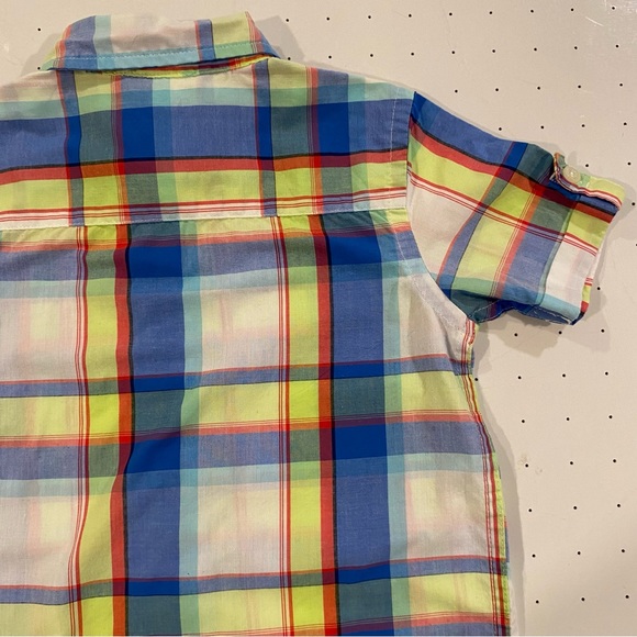 GapKids Boys Size XS (4/5) Button Down Short Sleeve Regular Fit Shirt - Picture 9 of 13
